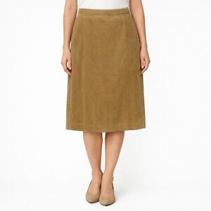 Brooks Brothers Corduroy Pencil Skirt Tan Size 6